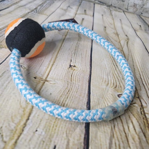 Large Dog Infinity Rope w Tennis Ball JMK 07000 - Picture 2 of 3